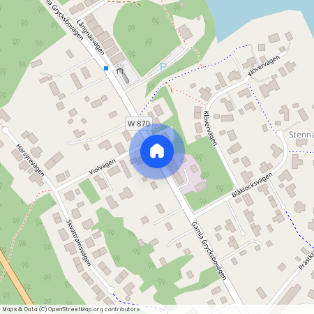 Gamla Grycksbovägen, Falun