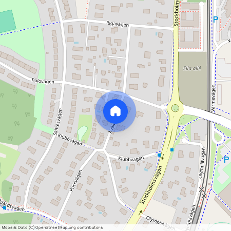 Åvalundsvägen, Täby