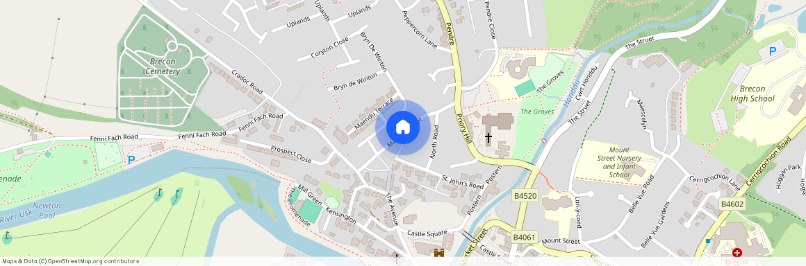 Maendu Street, Brecon, LD3