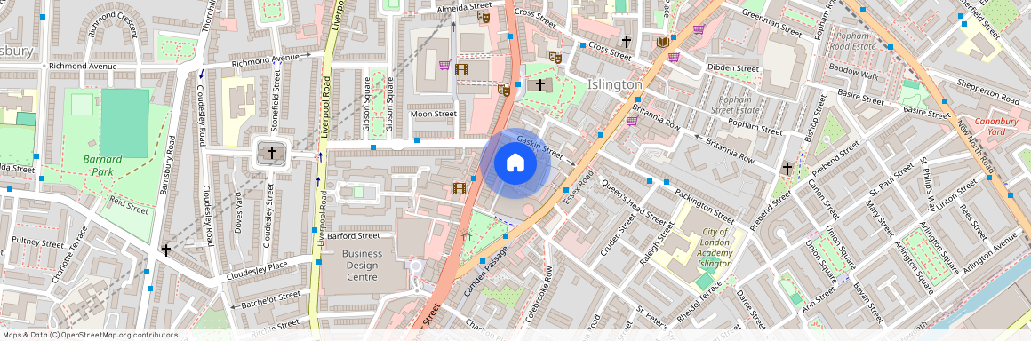 Moore Court, Anderson Square, N1