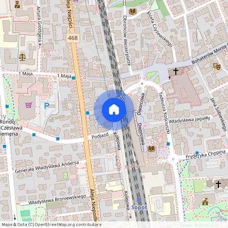 ul. Podjazd, Górny Sopot, Sopot, pomorskie