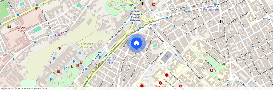 Palermo, Via Argento Giovanni - Università
