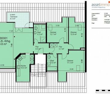 Moderne 4.5-ZW à 119m2 im DG mit Terrasse - Foto 4