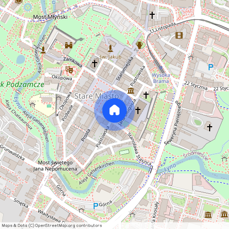 ul. Piastowska, Śródmieście, Olsztyn, warmińsko-mazurskie