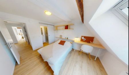Chambres dans un appartement 4 ch. meublé à 5000 Namur  Loyer: 550 € - Photo 5