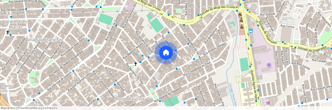 Rua Barurua, Burgo Paulista, Ponte Rasa, São Paulo