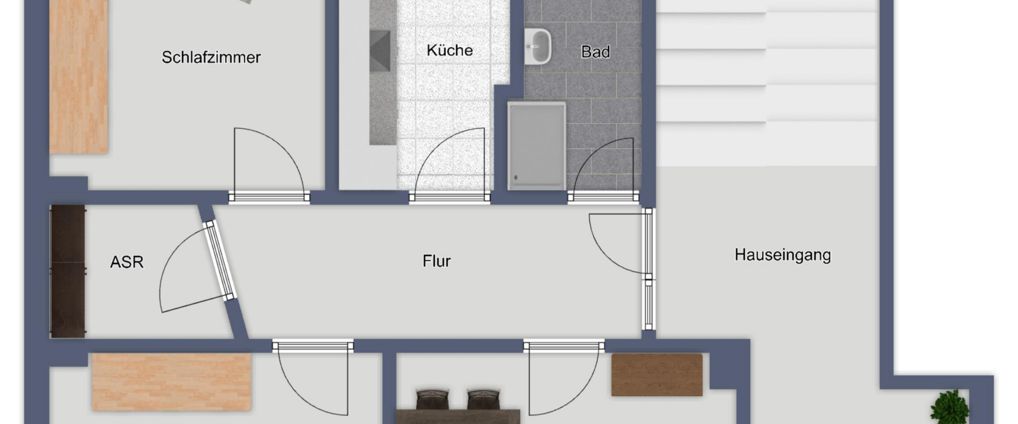 Frische renovierte 3- Zimmer- Wohnung mit Echtholzboden! Charmantes Wohnen in der Wittestraße - Photo 1