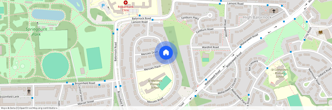 Menzies Road, Balornock, Glasgow, G32