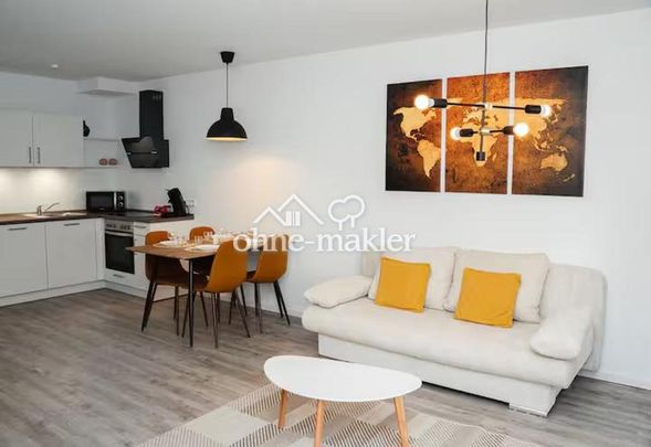 Wohnen an der Schlachte – Exklusive, vollmöblierte Neubauwohnung mit Balkon in Bestlage von Bremen - Foto 1