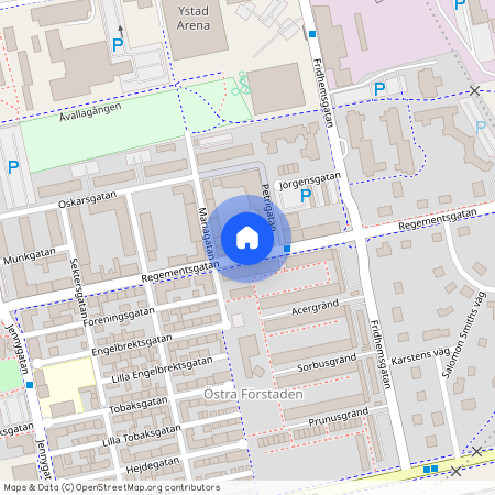 Ystad, Skåne, Regementsgatan 21 B