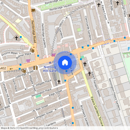 Kensington Church Street, Notting Hill, London, W8