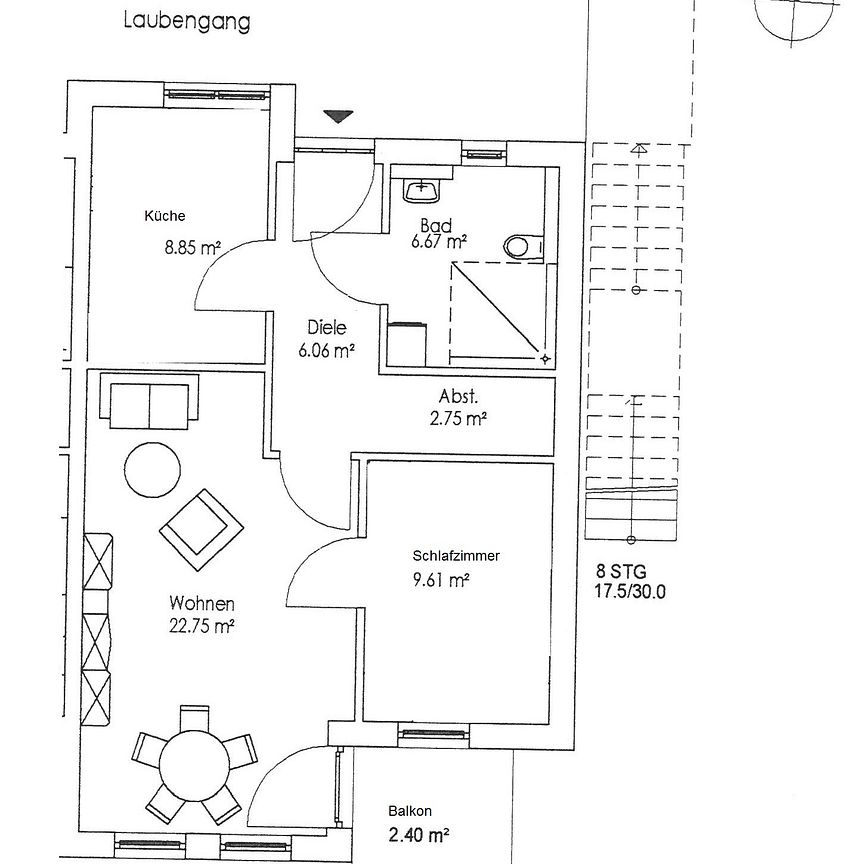 Schöne, barrierefreie 2-Zimmer-Wohnung mit Balkon für Senioren in Werl - Photo 1