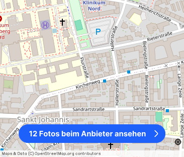 Exklusiv möbliertes Apartment mit WLAN in Nürnberg/St.-Johannis - Foto 1