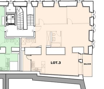 3.5 Zimmer, 107 m², 1. Stock - Photo 2