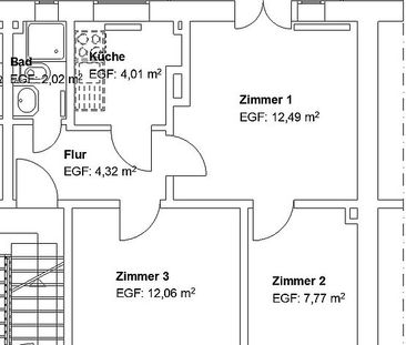 Kleine 3 ZKB mit Balkon! - Photo 1