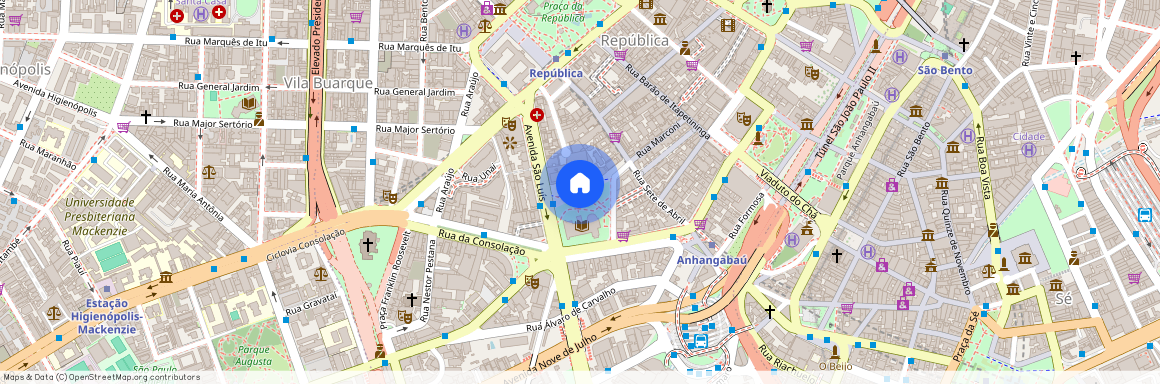 Praça Dom José Gaspar, República, Consolação, São Paulo