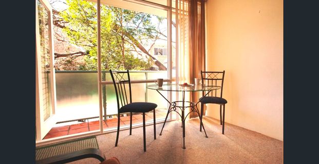 FURNISHED STUDIO in Glebe – security, balcony, roof pool, BBQ, sauna - Photo 1