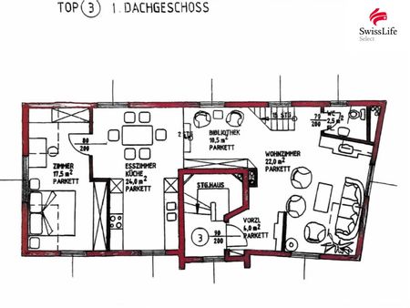 Dachgeschoßwohnung auf 2 Ebenen | 3 Zimmer | Klimaanlage | Terrasse und Balkon - Photo 2