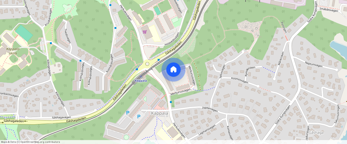 Merkuriusvägen 13, Käppala
