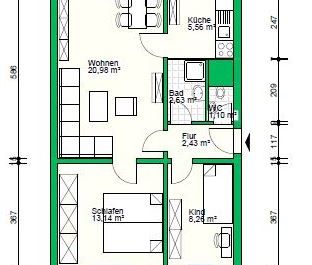 Charmante 3-Zimmer-Wohnung in Lankow – Ideal für Singles und Paare! - Foto 4