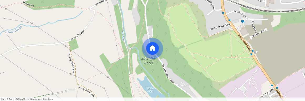 Sutcliffe Wood Lane, Hipperholme, Halifax