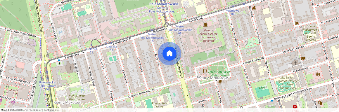 mazowieckie, Warszawa, Mokotów, Górny, Mokotów, Aleja, Niepodległości