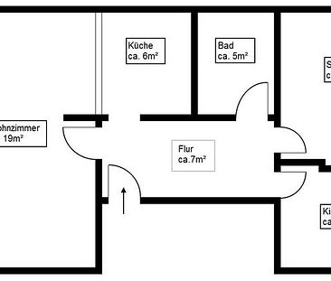 3 Raum-Wohnung mit verglastem Balkon - Foto 3