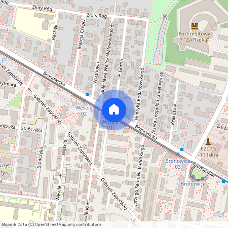 ul. Bronowicka, Bronowice, Bronowice, Kraków, małopolskie