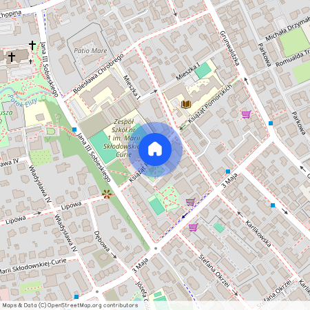 ul. Książąt Pomorskich, Dolny Sopot - Grunwaldzka, Dolny Sopot, Sopot, pomorskie