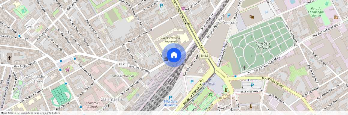 RUE DU PRESIDENT FRANKLIN ROOSEVELT, Reims