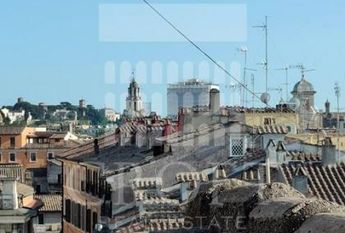 Center-Pantheon: Beautiful fully furnihed modern 1 bedroom, 2 bath loft in Historic building. Quiet, bright, parquet floors, high ceilings, air conditioning, close to services. # 2264