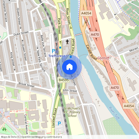 Long Row, Pontypridd CF37