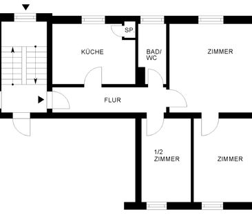 3-Zimmer-Wohnung in den "Höfen" //1. OG links - Foto 1