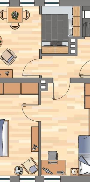 Demnächst frei! 2-Zimmer-Wohnung in Wilhelmshaven Fedderwardergroden - Photo 1