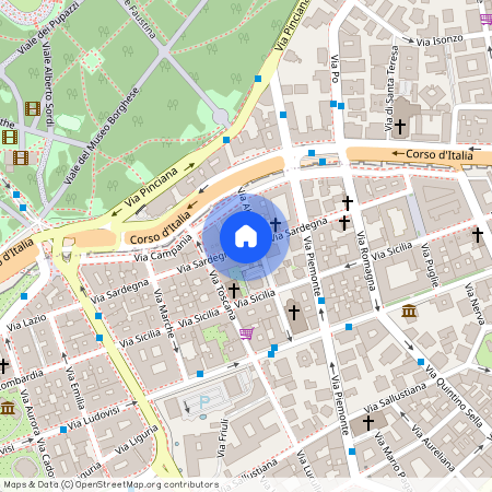 Via Sardegna, Rome, Lazio 00187