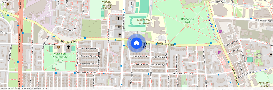 Moss Lane East, Manchester, M14 4PX