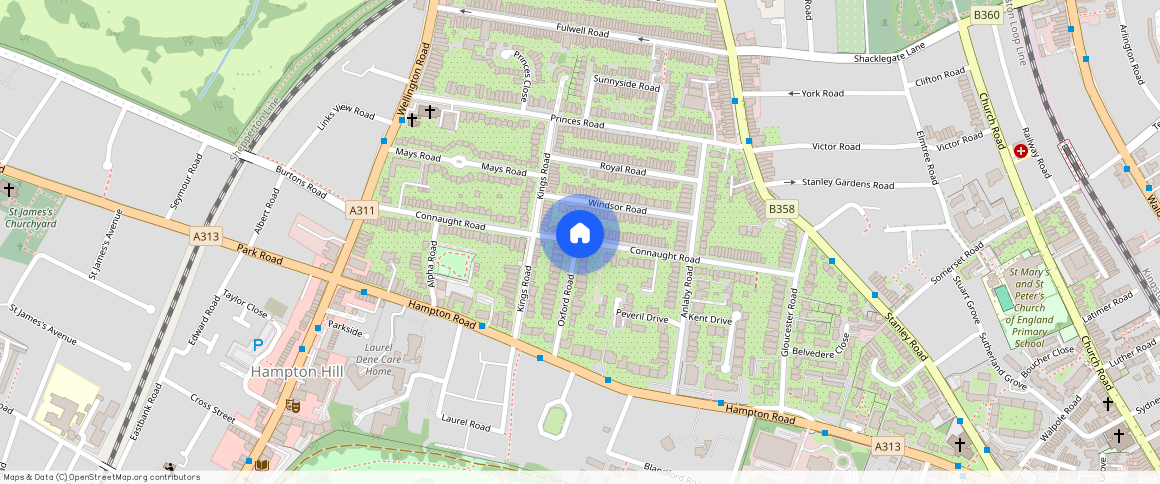 Connaught Road, Teddington, TW11