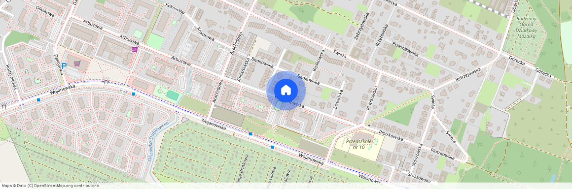 ul. Olbrachtowska, Leśnica, Fabryczna, Wrocław, dolnośląskie