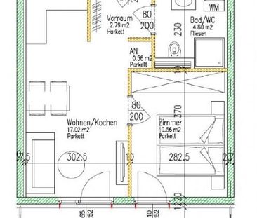 Zentrum – 35m² – 2 Zimmer – tolle Aufteilung - Photo 5