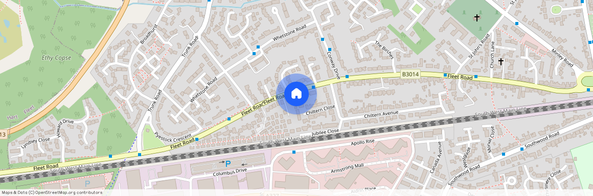 Fleet Road, Farnborough, GU14