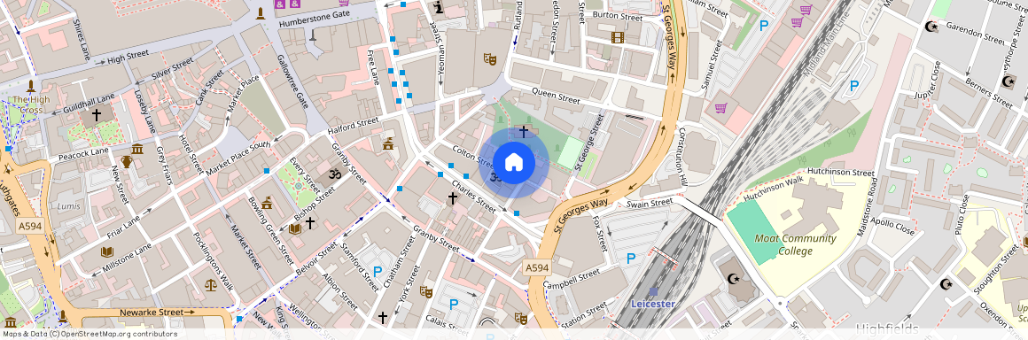 Cherub Building, Colton Street, Leicester