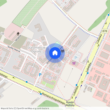 ul. Lucjana Siemieńskiego, Staromieście, Rzeszów, podkarpackie