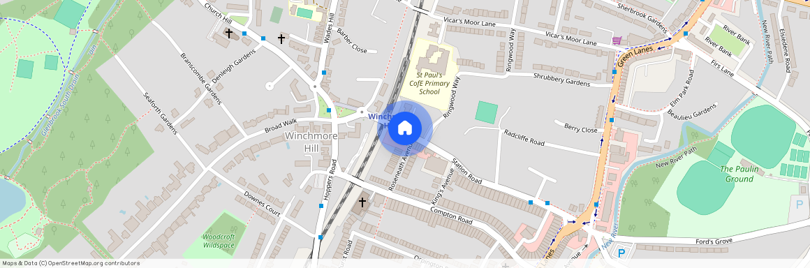 Station Road, Winchmore Hill, London, N21