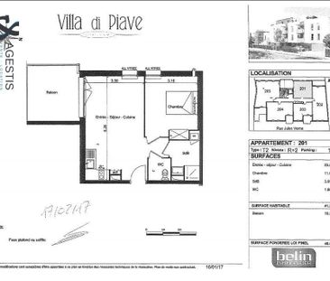 Location Appartement 2 pièces 41m² TOULOUSE 31200 - Photo 2