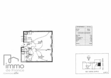 Appartement 2 pièces - 69100 Villeurbanne - Photo 3