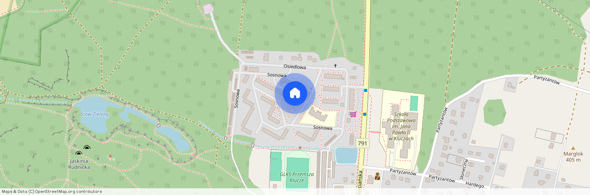 Sosnowa, Klucze, Klucze, olkuski, małopolskie