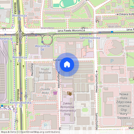 Warszawa Mokotów, Garażowa