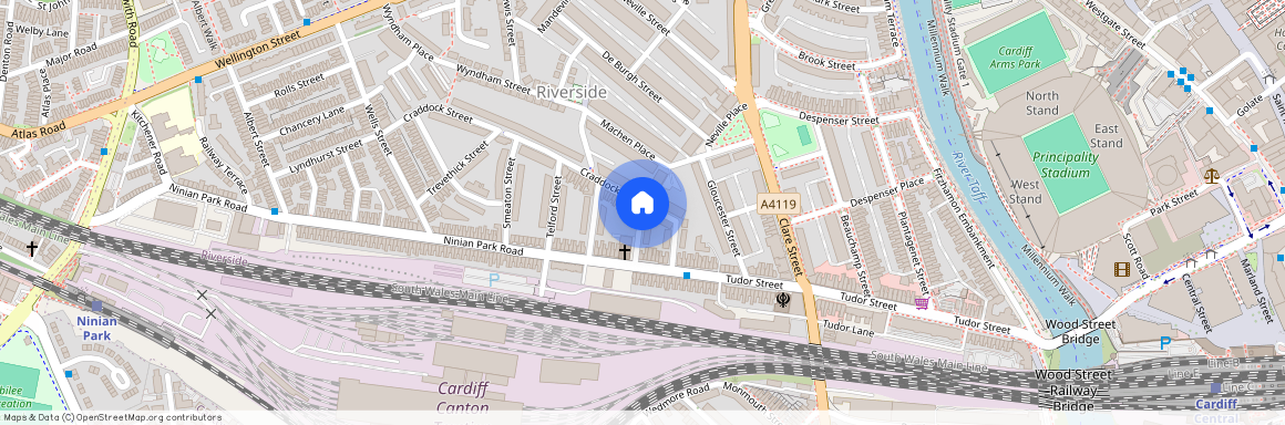 CF11 6EX Riverside, Wales, Cardiff