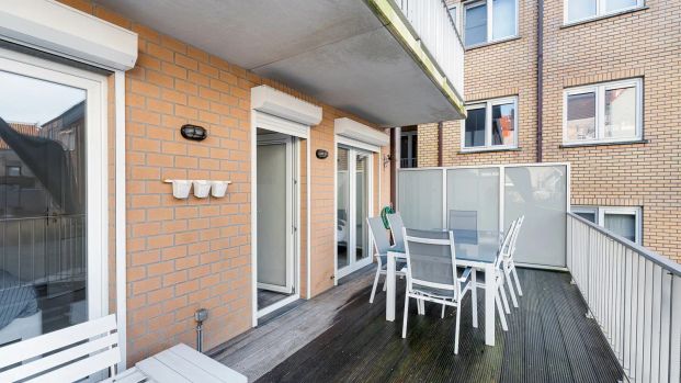 gemeubeld appartement met garage - Kursaalstraat Heist - Foto 1