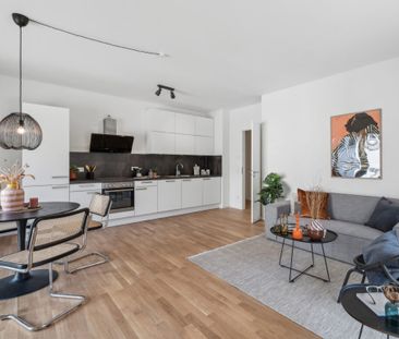 Erstbezug mit Stil: Helle 2-Zimmer-Wohnung mit Einbauküche und Balkon - Photo 5